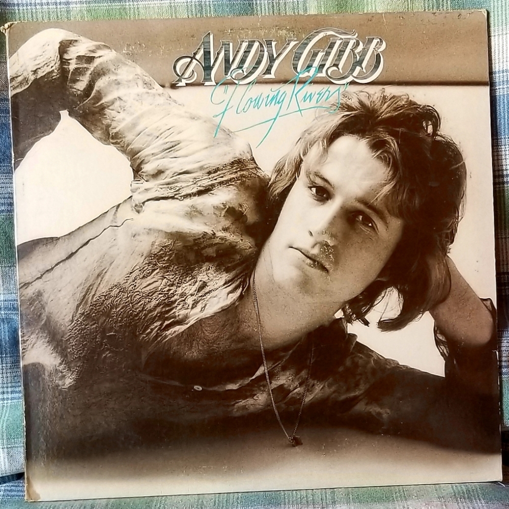 Record Album - Andy Gibb - flowing Rivers